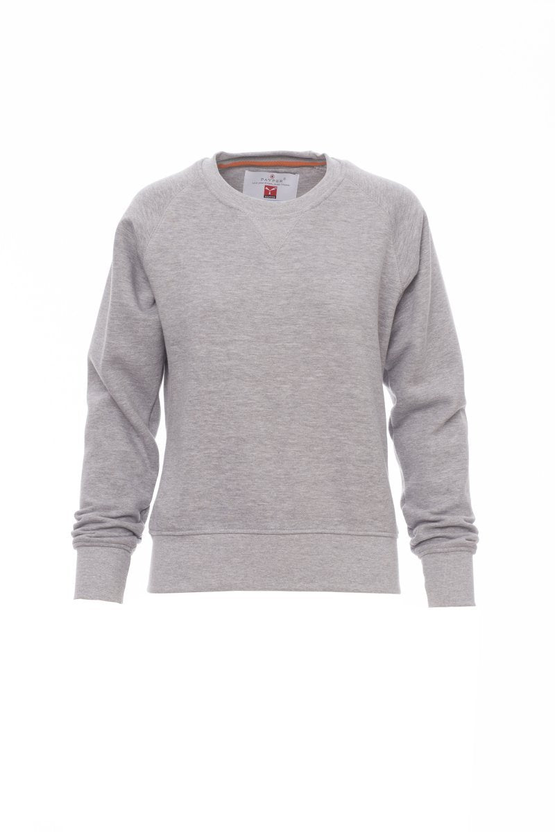 PAYPER - Damen-Sweatshirt MISTRAL+LADY MELANGE - Farbe: Grau Meliert