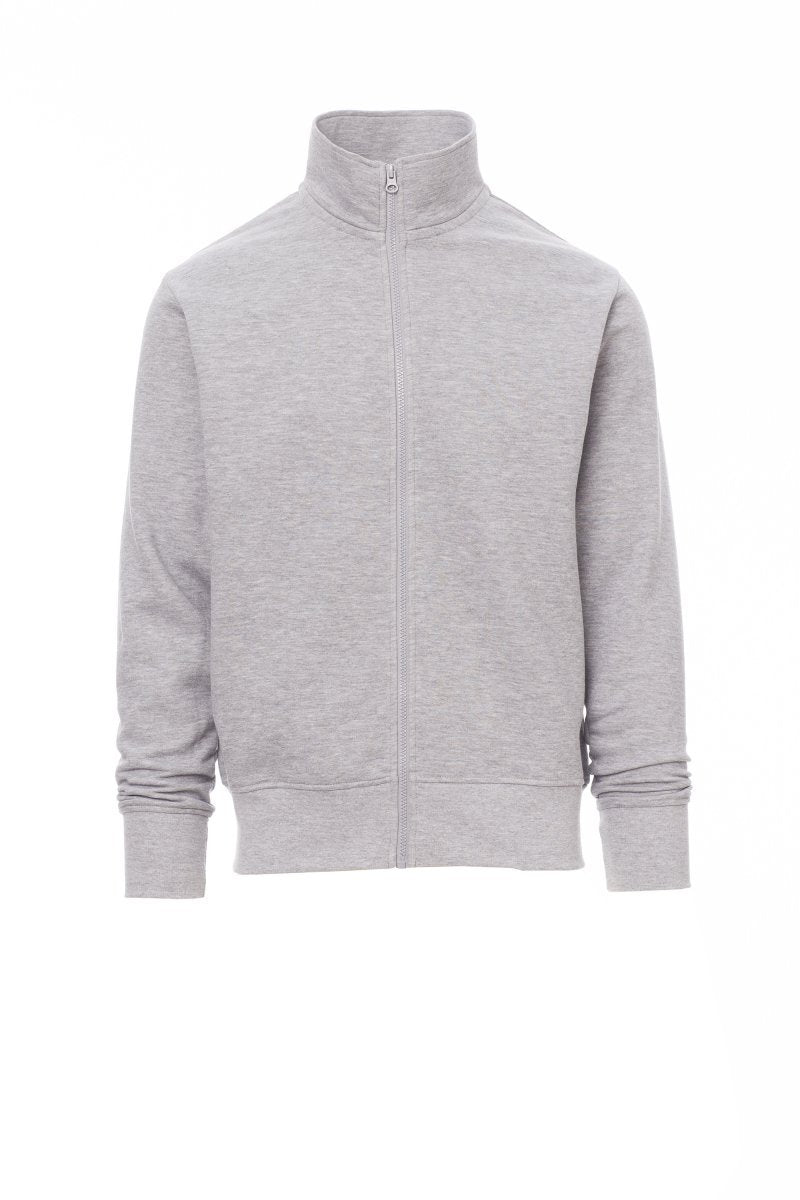PAYPER - Herren-Sweatjacke HOUSTON MELANGE - Farbe: Grau Meliert