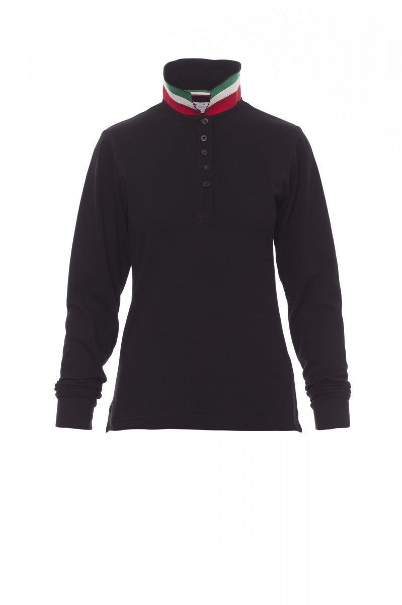 PAYPER - Tailliertes Damen-Poloshirt LONG NATION LADY