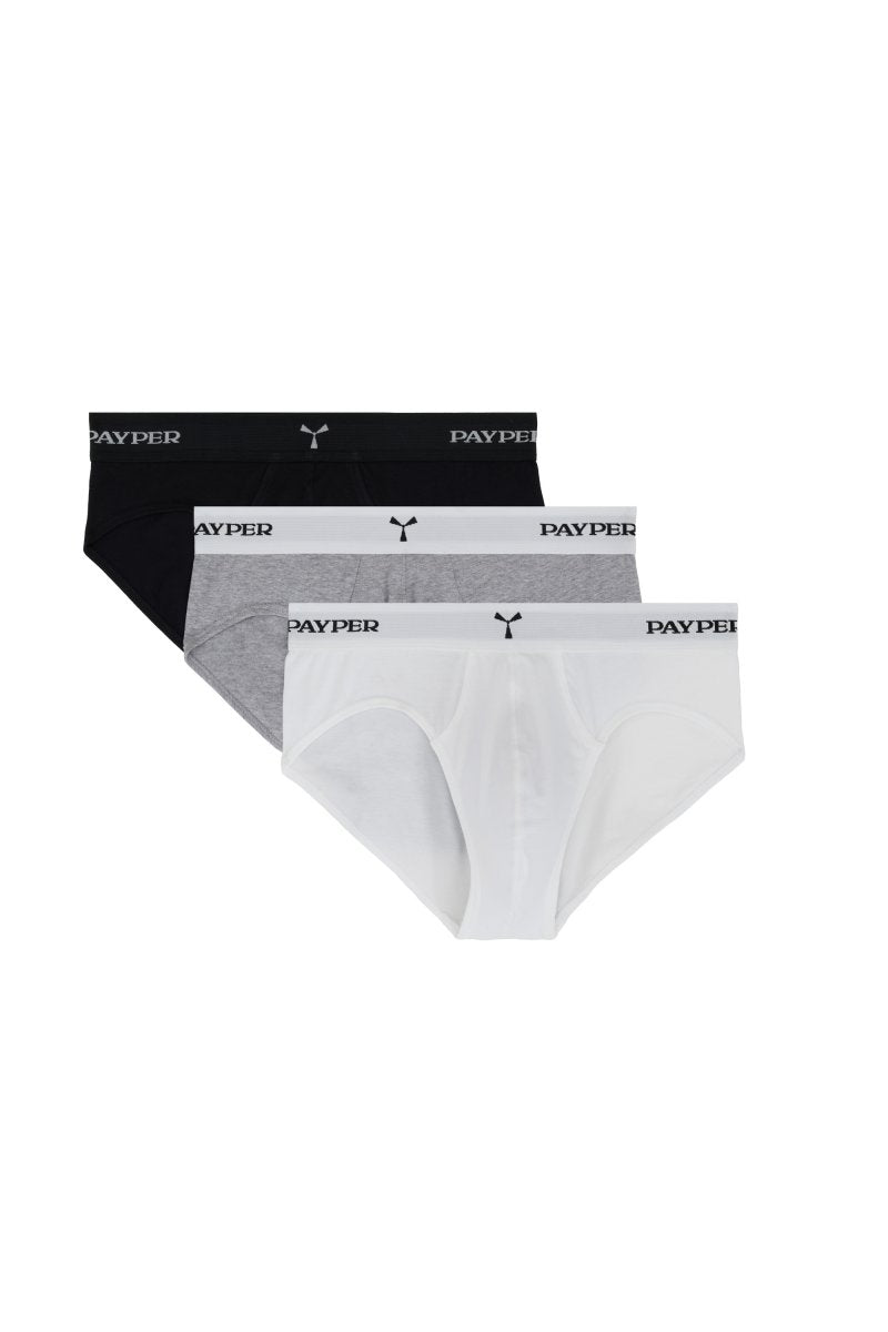 PAYPER Slip_niedriger JAMES in NERO/GRIGIO MELANGE/BIANCO - Arbeitskleidung für Industrie und Handwerk