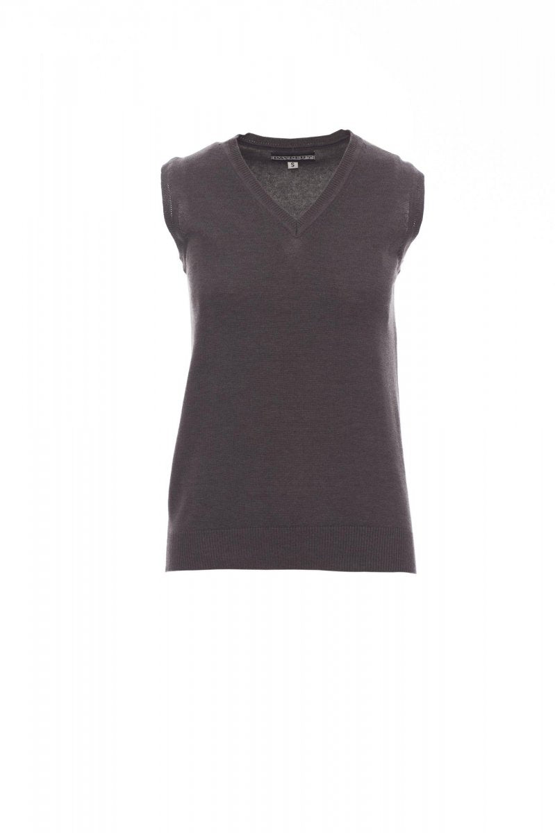 PAYPER Pullover DESK LADY MELANGE in ASCHGRAU MELIERT - Arbeitskleidung für Industrie und Handwerk