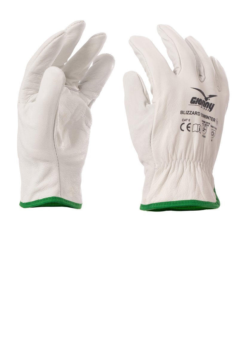 GIONNY WINGS - Leder-Handschuh BLIZZARD 55WINTER (VPE: 12 Paar) - Farbe: Eis