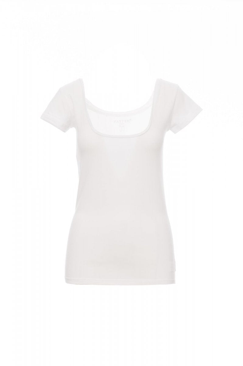 PAYPER - Tailliertes Damen-T-Shirt FLORIDA - Farbe: Weiss