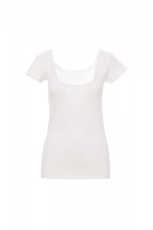 PAYPER - Tailliertes Damen-T-Shirt FLORIDA - Farbe: Weiss