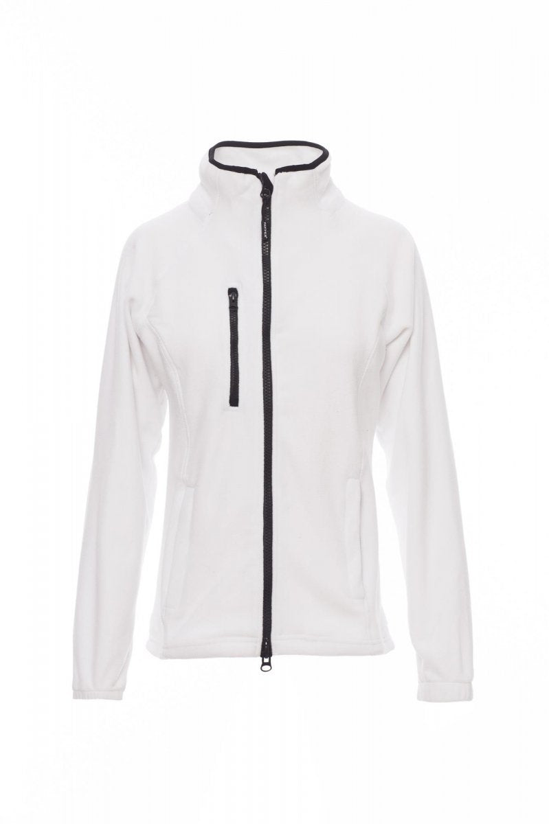 PAYPER - Taillierte Damen-Fleecejacke NORWAY+LADY - Farbe: Weiss