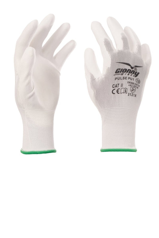 GIONNY WINGS - Handschuh PULSE PU1 (VPE: 12 Paar) - Farbe: Weiss