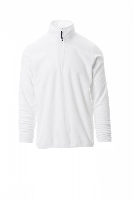 PAYPER - Leichter Unisex-Mikrofleecepullover SOFT+ - Farbe: Weiss