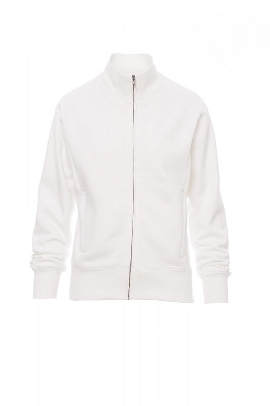PAYPER - Taillierte Damen-Sweatjacke CLASS+LADY - Farbe: Weiss