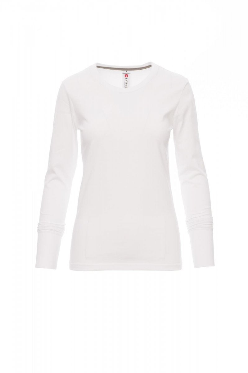 PAYPER - Tailliertes Damen-T-Shirt PINETA LADY - Farbe: Weiss