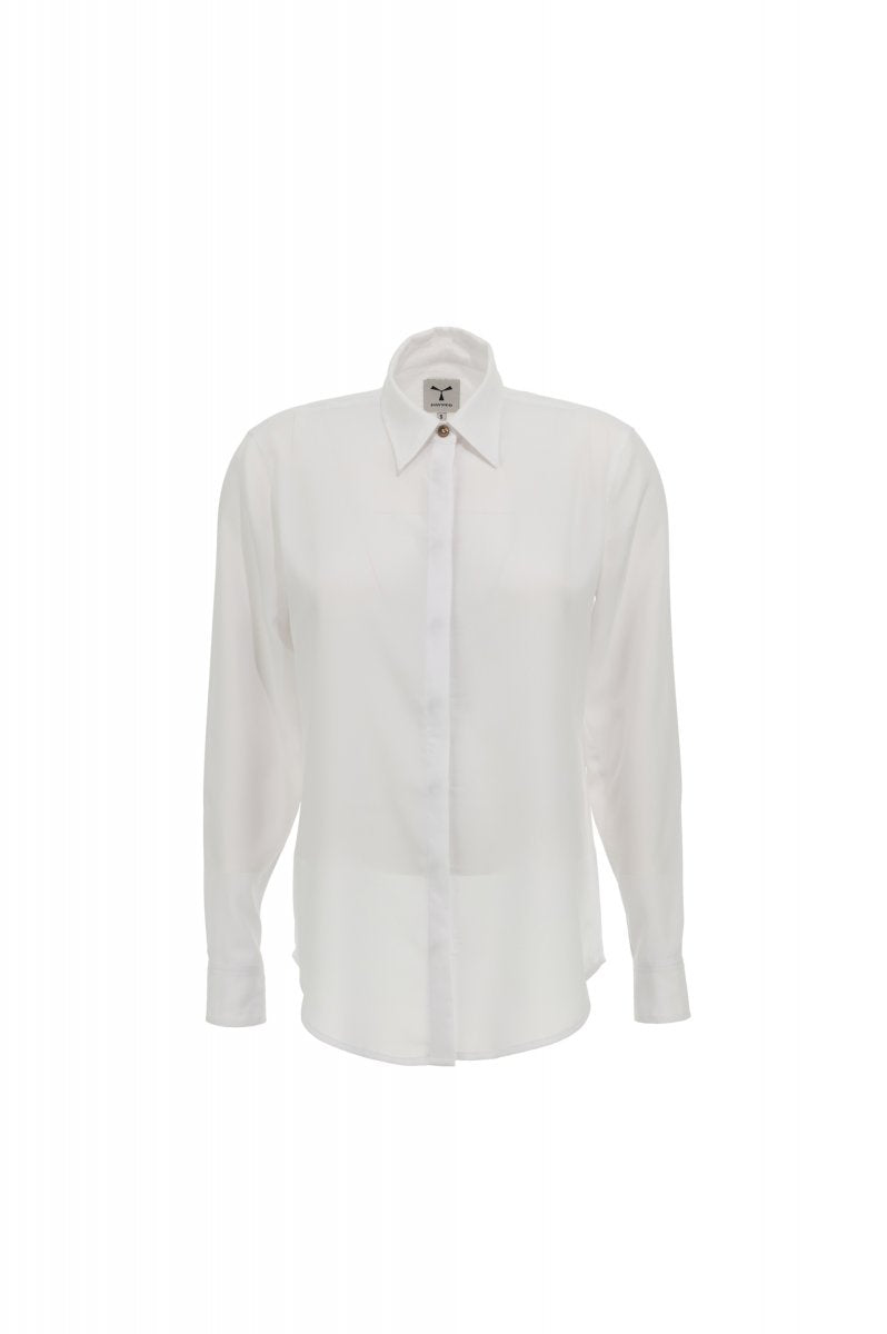 PAYPER - Langarm-Damenbluse CORALINE - Farbe: Weiss