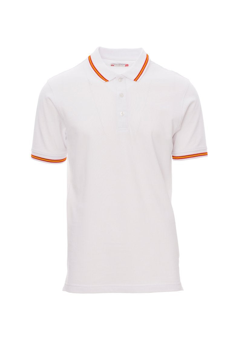 PAYPER - Unisex-Poloshirt SPAIN - Farbe: Weiss