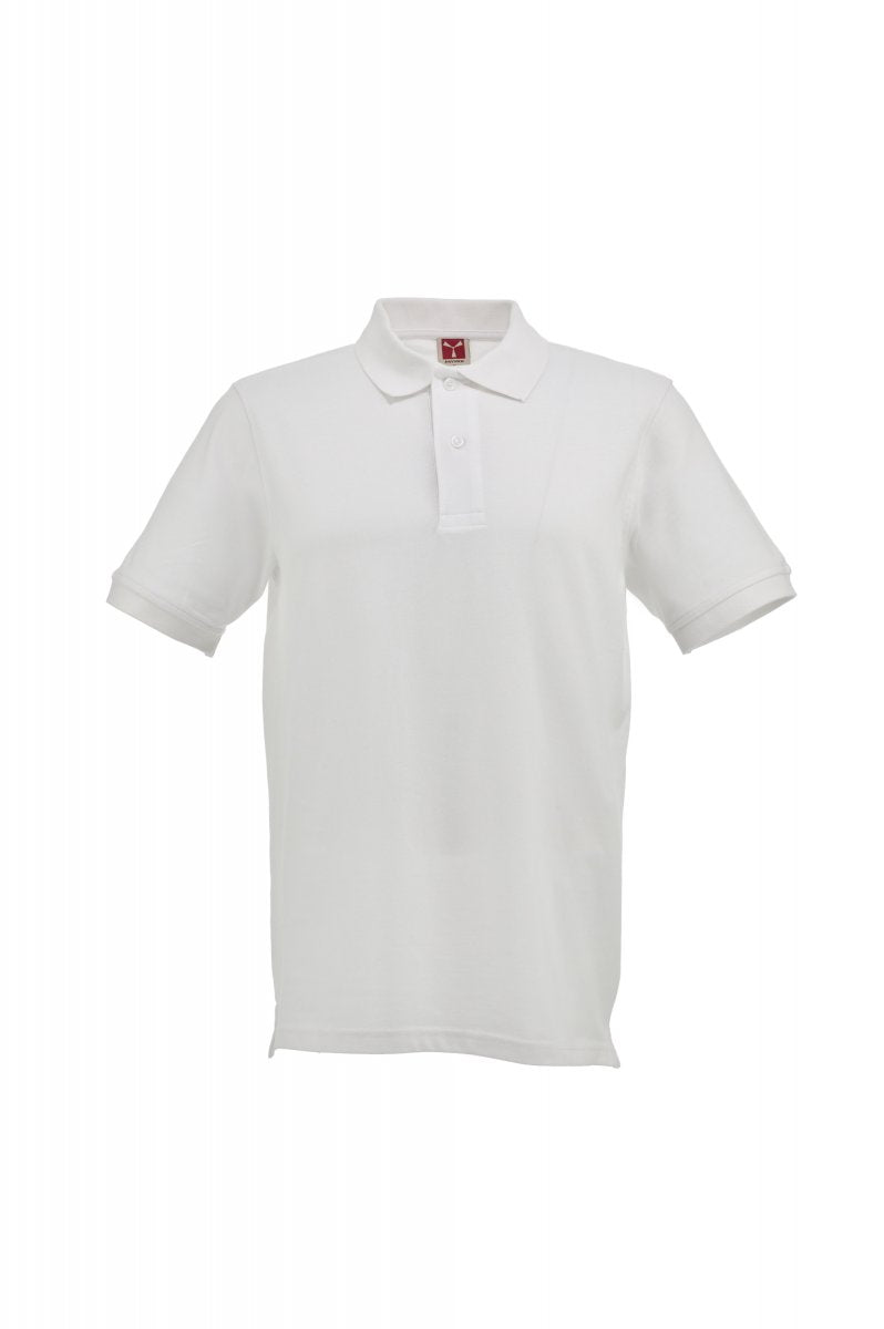 PAYPER - Kurzarm-Poloshirt CIRCLE - Farbe: Weiss