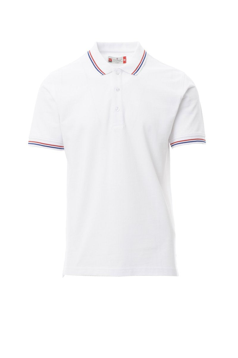 PAYPER - Unisex-Polo-Shirt FRANCE - Farbe: Weiss