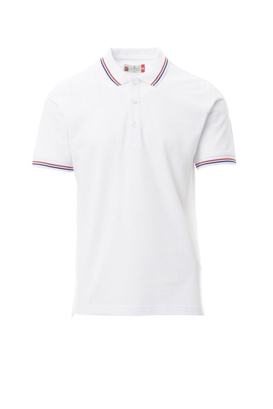 PAYPER - Unisex-Polo-Shirt FRANCE - Farbe: Weiss