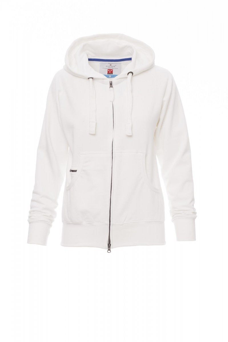 PAYPER - Taillierte Damen-Sweatjacke HAWAII+LADY - Farbe: Weiss