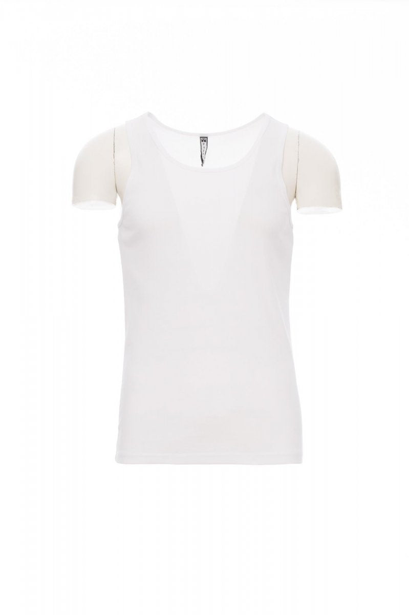PAYPER - Armelloses Herren-Shirt LOOK MAN - Farbe: Weiss