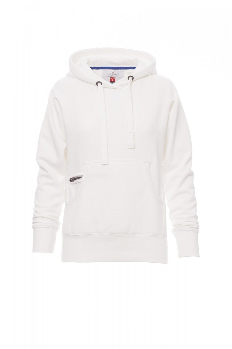 PAYPER - Tailliertes Damen-Sweatshirt ATLANTA+LADY - Farbe: Weiss