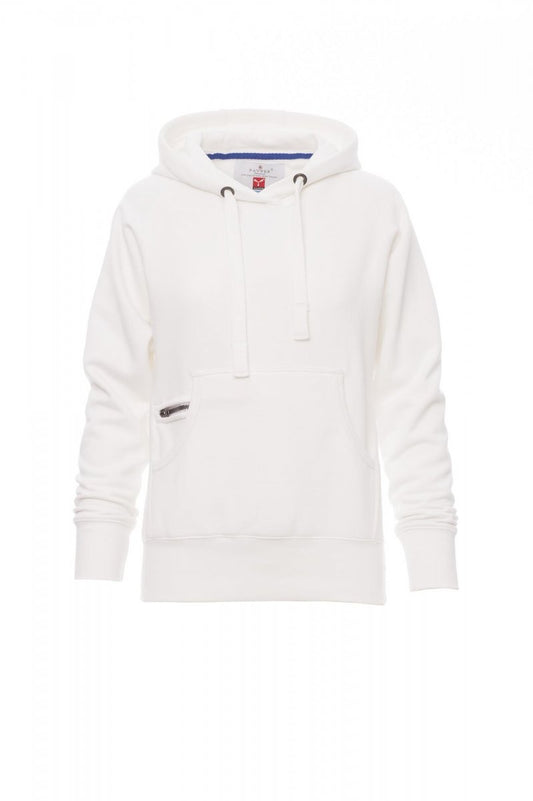 PAYPER - Tailliertes Damen-Sweatshirt ATLANTA+LADY - Farbe: Weiss