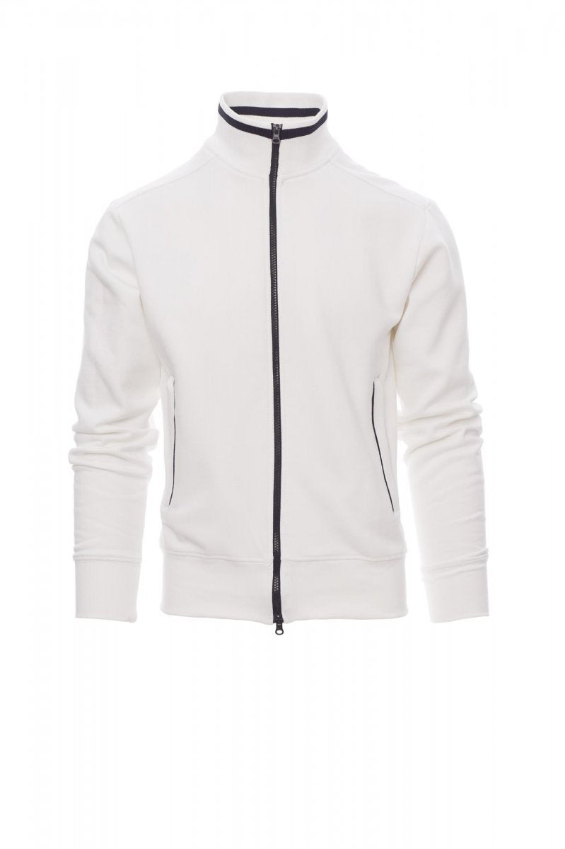 PAYPER - Herren-Sweatjacke SYDNEY - Farbe: Weiss/Marineblau