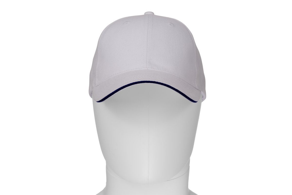 PAYPER - 6-Panel-Kappe MINNESOTA - Farbe: Weiss/Marineblau