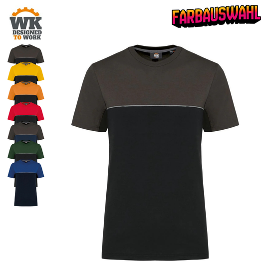 WK zweifärbiges T-Shirt | WK 304