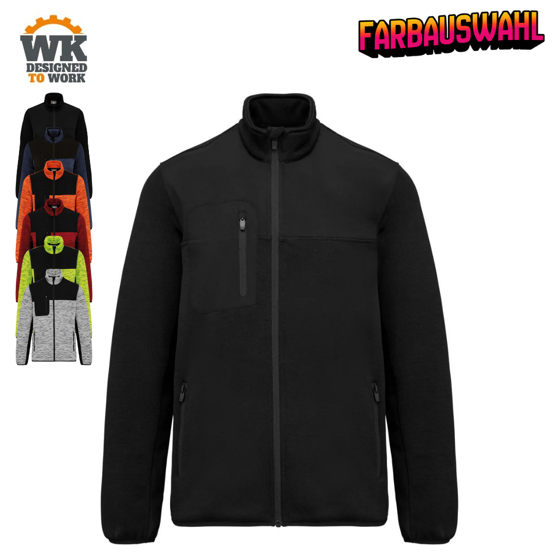 WK Herren Strickfleece Jacke | WK 9108