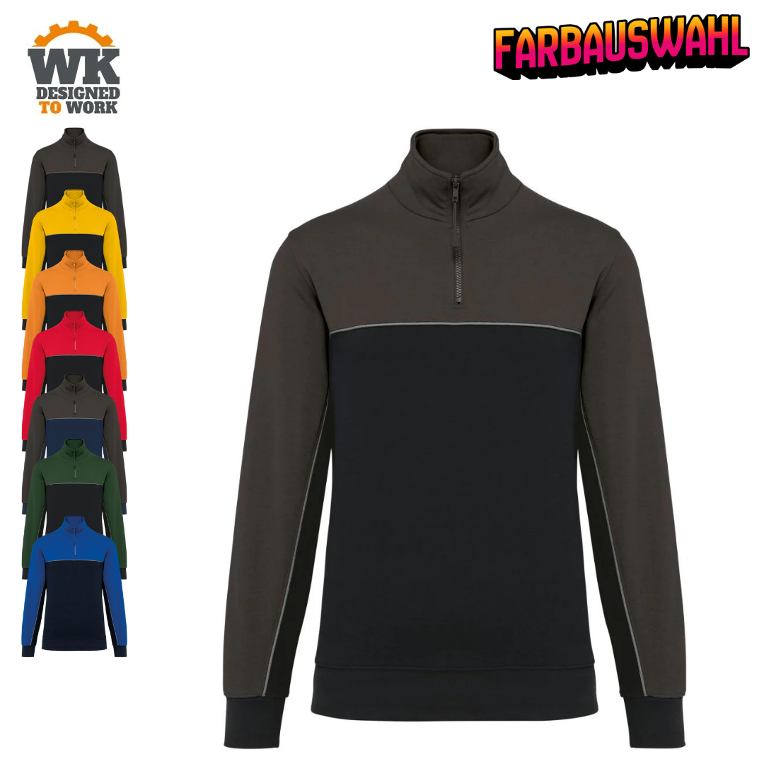 WK Sweater mit 1/4 Zip | WK 404