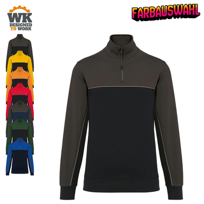 WK Sweater mit 1/4 Zip | WK 404
