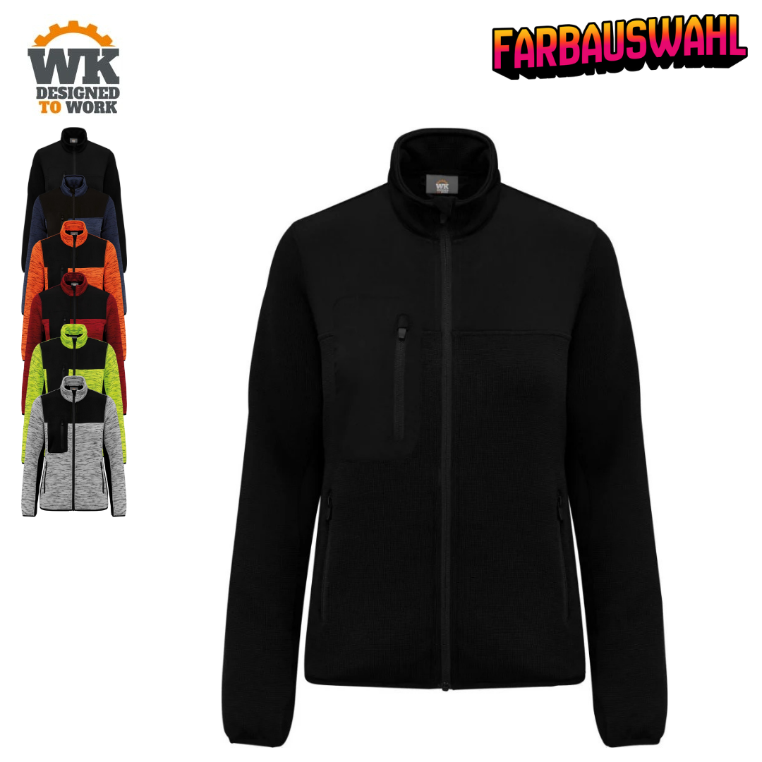 WK Damen Strickfleece Jacke | WK 9109