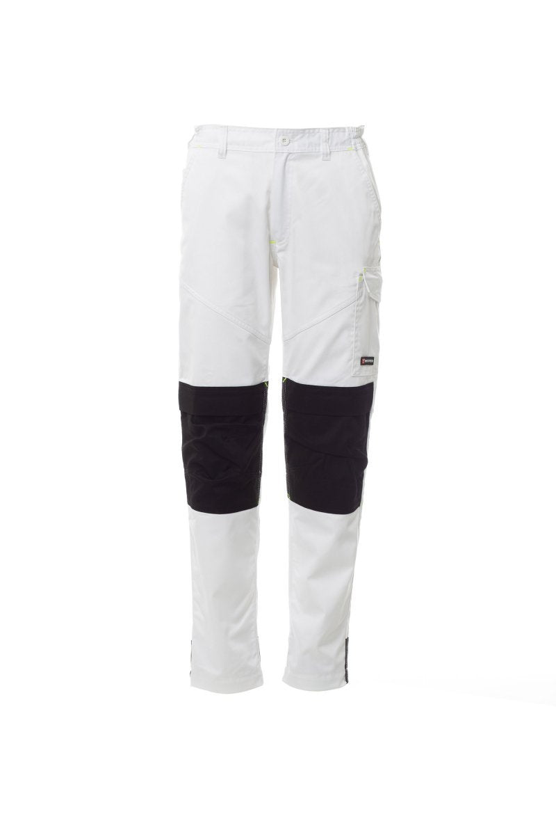 PAYPER - Ganzjahreshose WORKER TECH - Farbe: Weiss/Schwarz