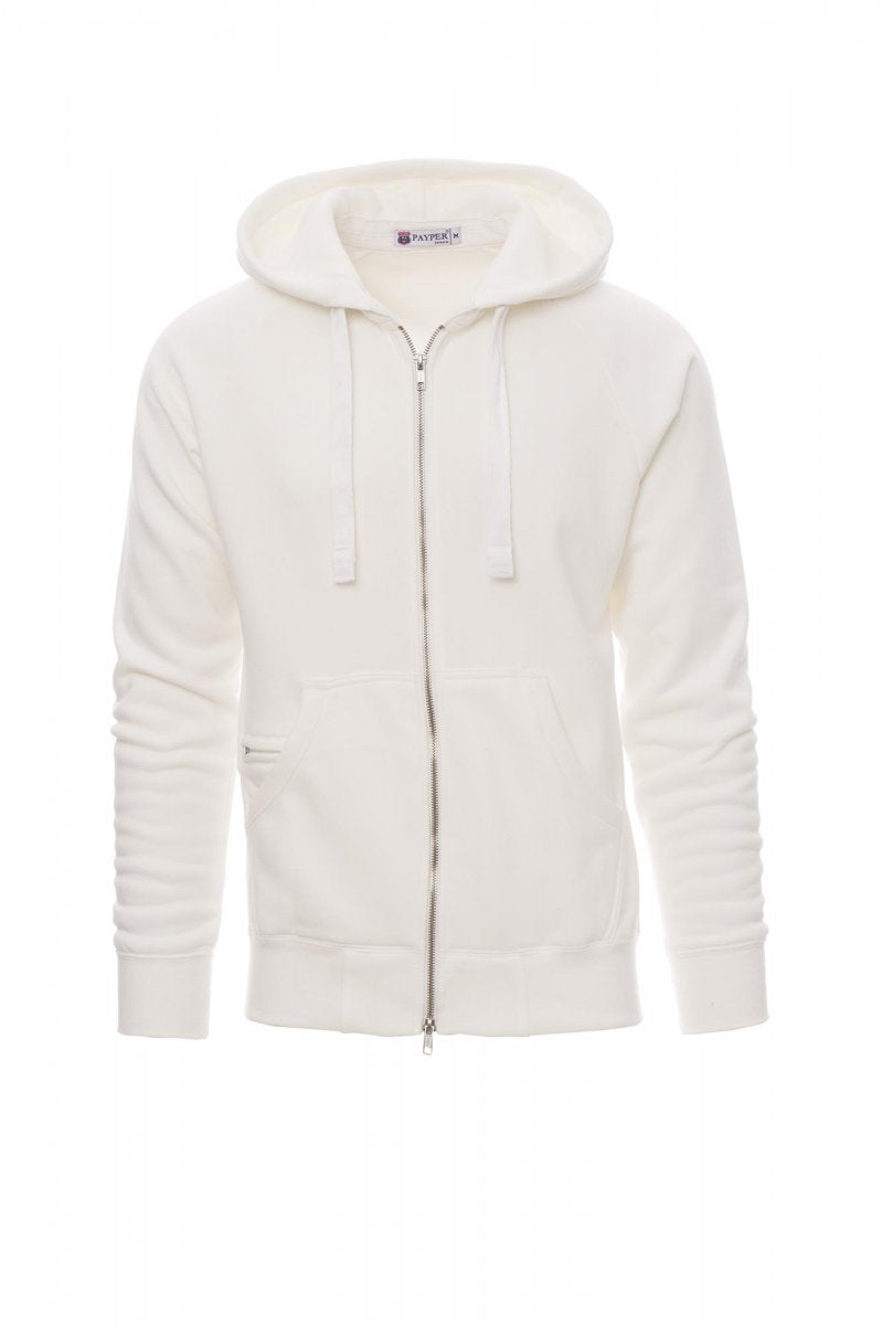 PAYPER - Herren-Sweatjacke URBAN - Farbe: Weiss Meliert