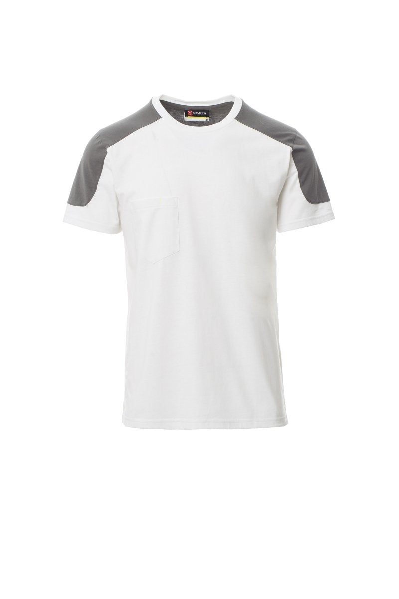 PAYPER - T-Shirt CORPORATE - Farbe: Bianco/Smoke