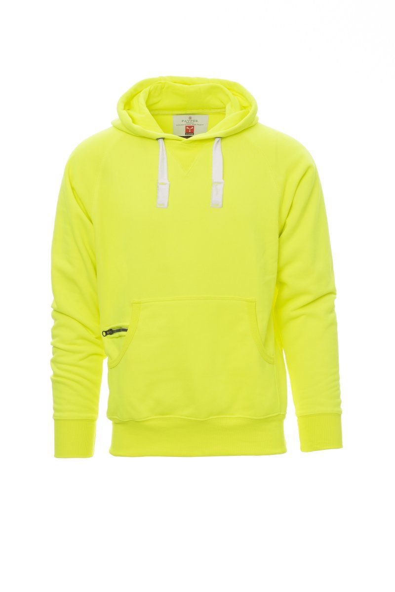 PAYPER - Herren-Sweatshirt ATLANTA+ FLUO - Farbe: Fluogelb
