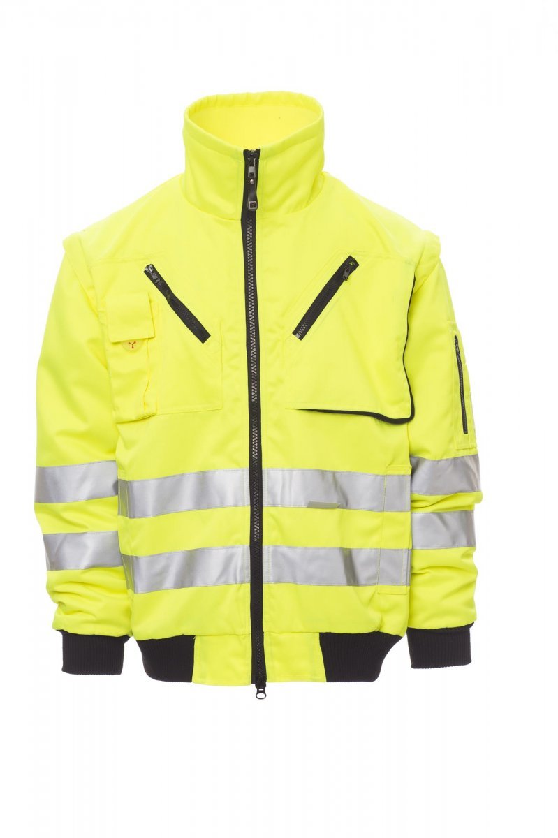 PAYPER - Gut sichtbare Jacke STREET - Farbe: Fluogelb