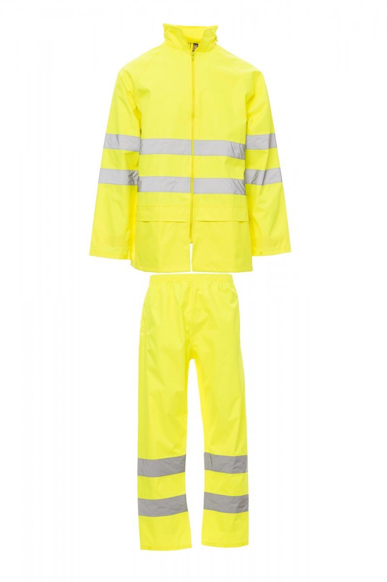 PAYPER - Regenanzug HI-VI RAINSET - Farbe: Fluogelb