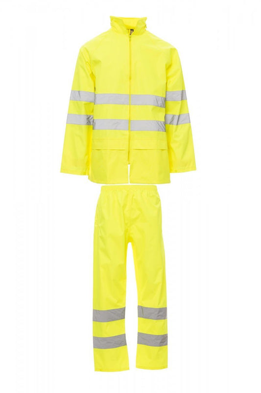 PAYPER - Regenanzug HI-VI RAINSET - Farbe: Fluogelb
