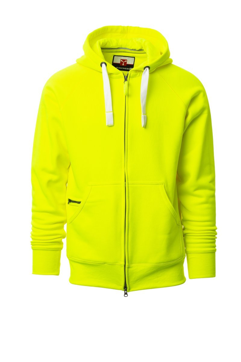 PAYPER - Herren-Sweatjacke DALLAS+ FLUO - Farbe: Fluogelb