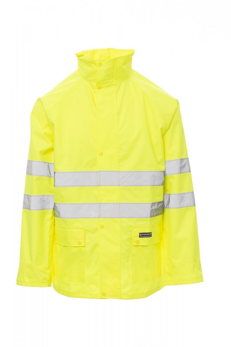 PAYPER - Gut sichtbare Regenjacke HURRICANE-JACKET - Farbe: Fluogelb