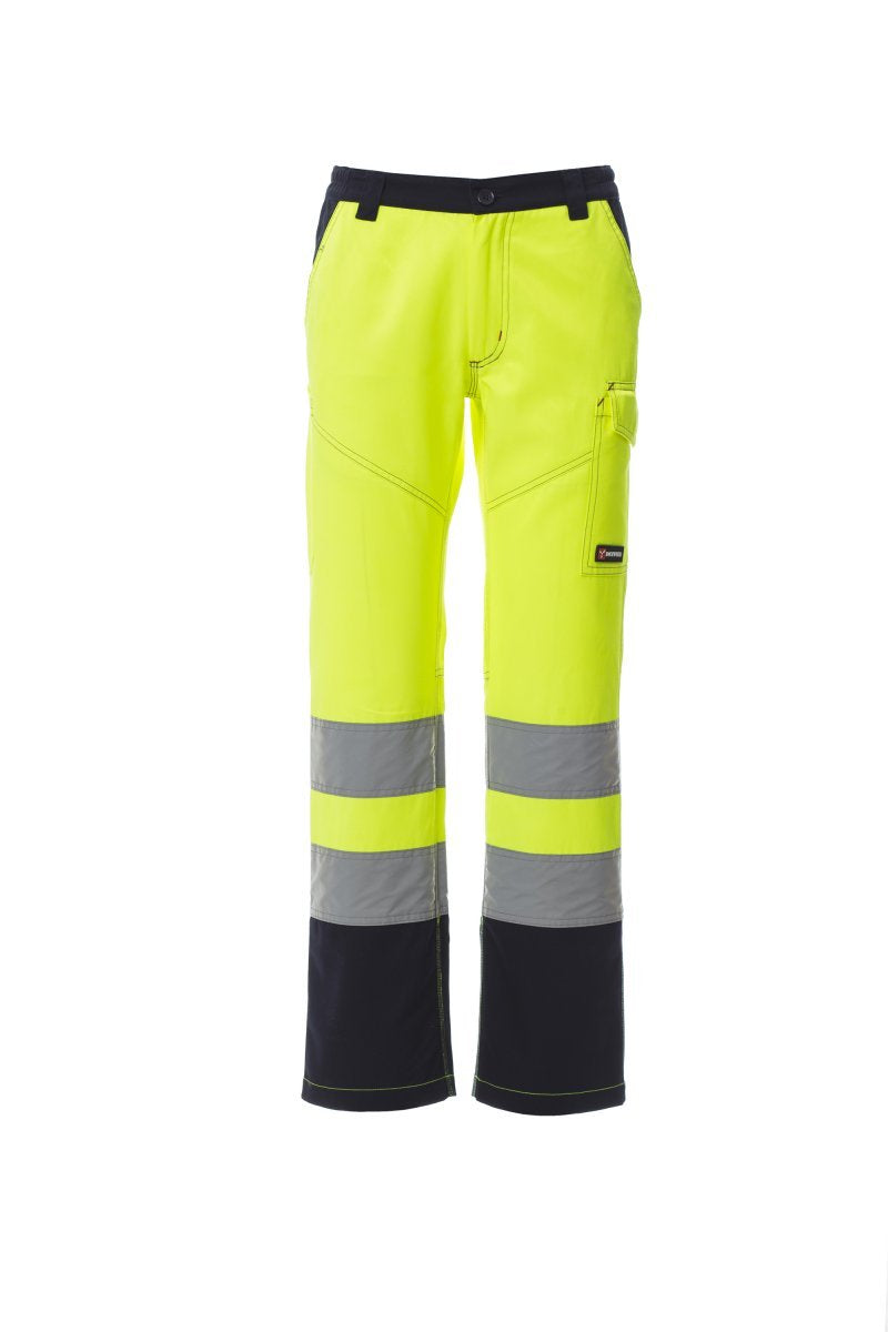 PAYPER - Damenhose CHARTER LADY - Farbe: Fluogelb/Marineblau