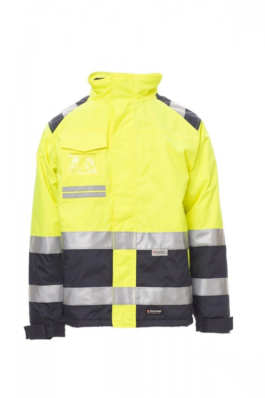 PAYPER - Herrenjacke HISPEED - Farbe: Fluogelb/Marineblau