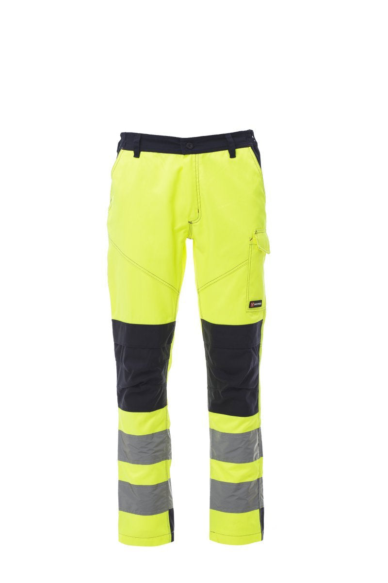 PAYPER - Herren Arbeitshose CHARTER TECH - Farbe: Fluogelb/Marineblau