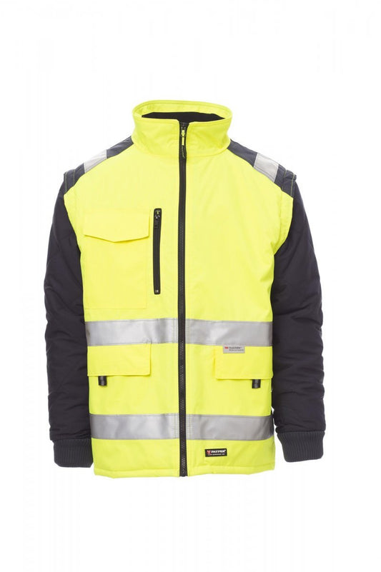 PAYPER - Herrenweste HIWAY - Farbe: Fluogelb/Marineblau