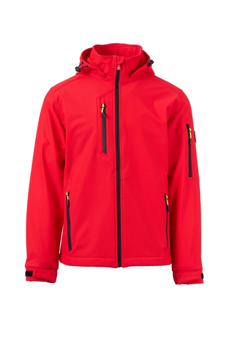 PAYPER - Herren Softshelljacke CREEK L.I.T. - Farbe: Rot
