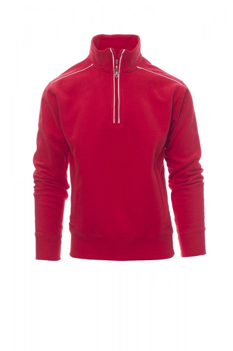 PAYPER - Sweatshirt VANCOUVER - Farbe: Rot/Weiss
