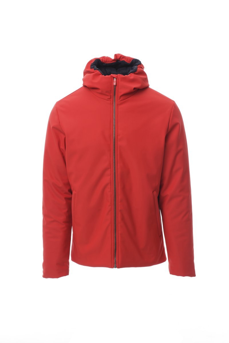 PAYPER - Herren Softshelljacke OREGON - Farbe: Rot/Marineblau