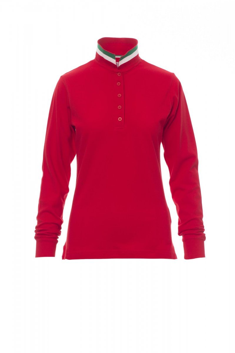 PAYPER - Tailliertes Damen-Poloshirt LONG NATION LADY