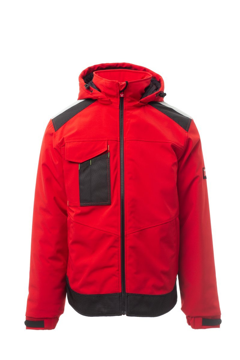 PAYPER - Herren Softshelljacke PERFORMER PAD - Farbe: Rot/Schwarz