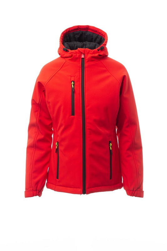 PAYPER - Damen Softshelljacke GALE PAD LADY - Farbe: Rot/Schwarz