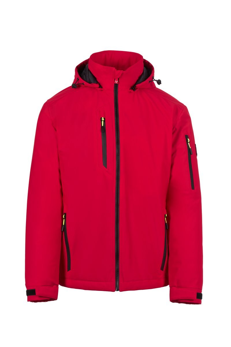 PAYPER - Herren Softshelljacke CREEK ULTRALITE PAD - Farbe: Rot/Schwarz