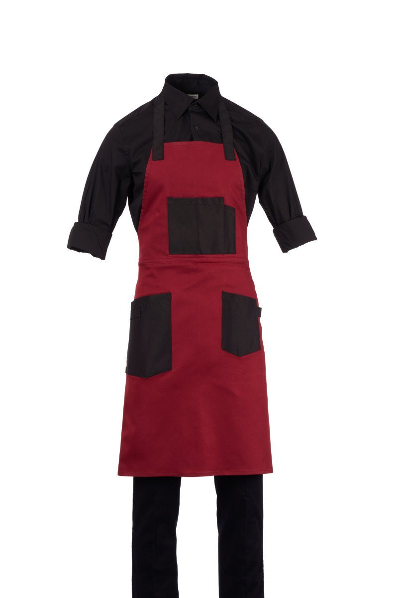 PAYPER - Unisex-Multifunktionsschürze CHALET - Farbe: Bordeaux